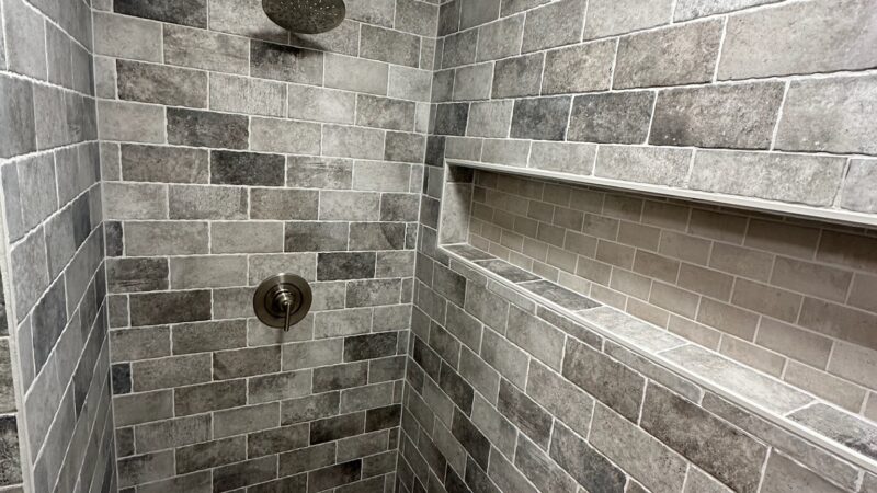 Bathroom tile installation Walk-in shower installation Twin Falls