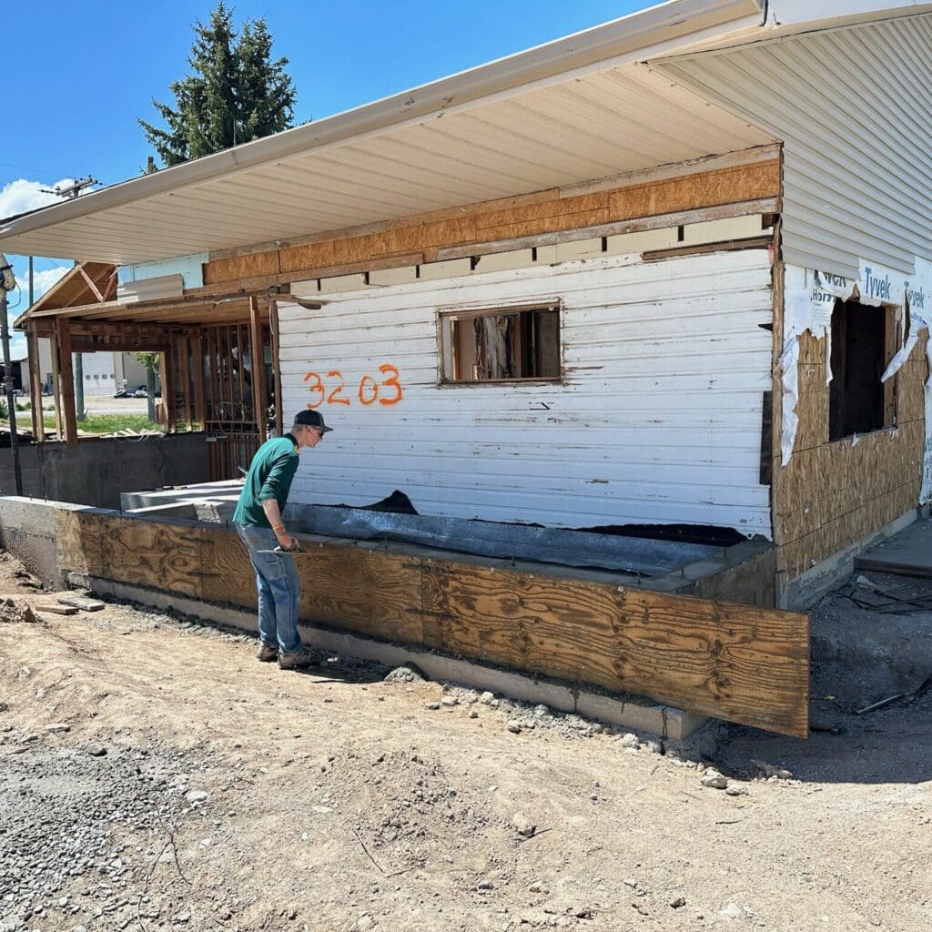 Twin Falls bathroom remodel with built-in storage