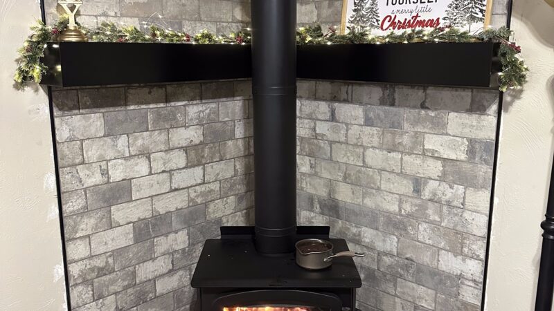 Twin Falls bathroom remodel with patterned tile Twin Falls bathroom remodel with feature walls